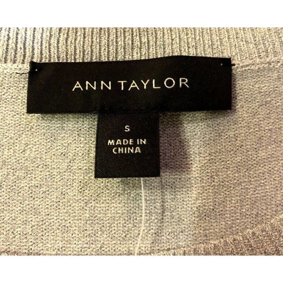 Ann Taylor Sweater Womens S NEW Gray Pullover - Picture 8 of 16